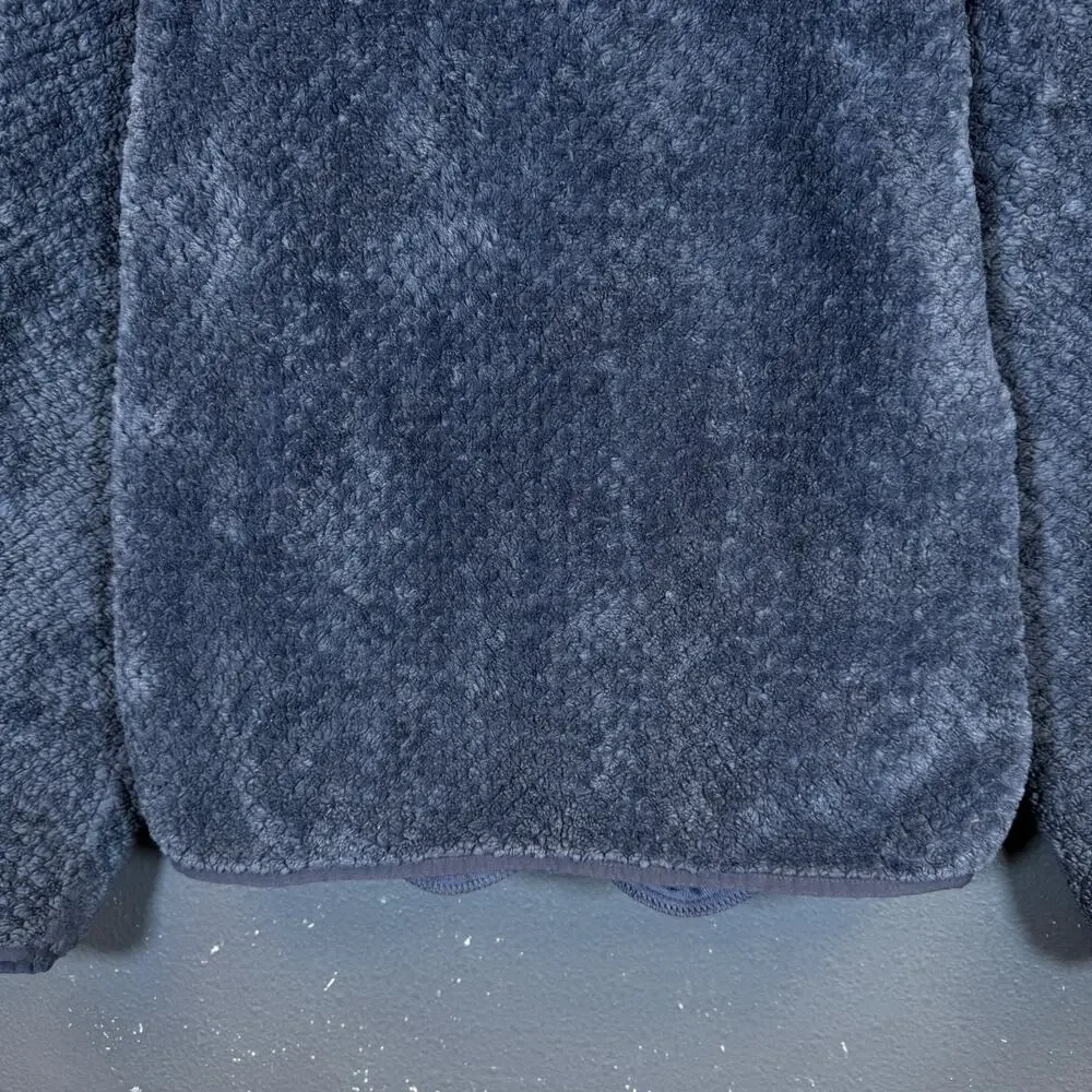 Columbia M women’s blue fleece full zip sweatshirt outdoor hiking